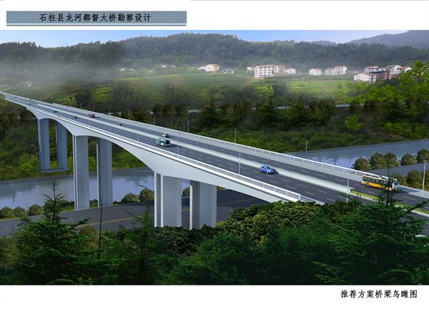 重庆石柱县龙河都督大桥勘察设计